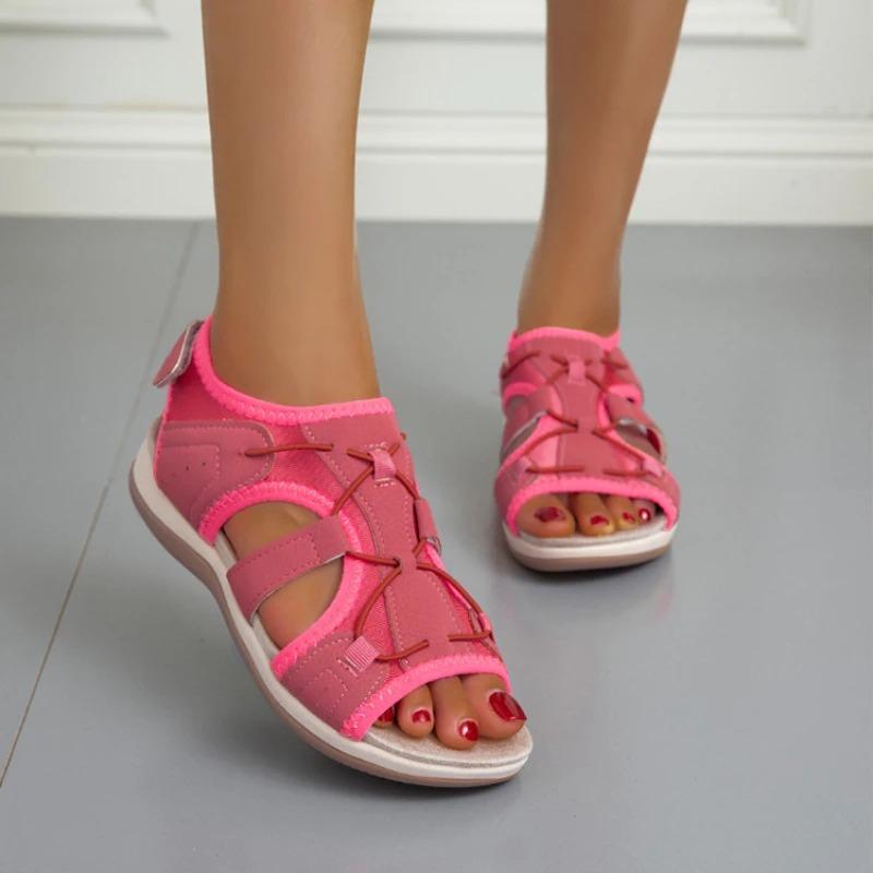 Trendy Women's Sandals 2024 Summer New Casual Anti Slip Breathable Beach Women's Shoes Wedges Shoes for Women Zapatos De Mujer