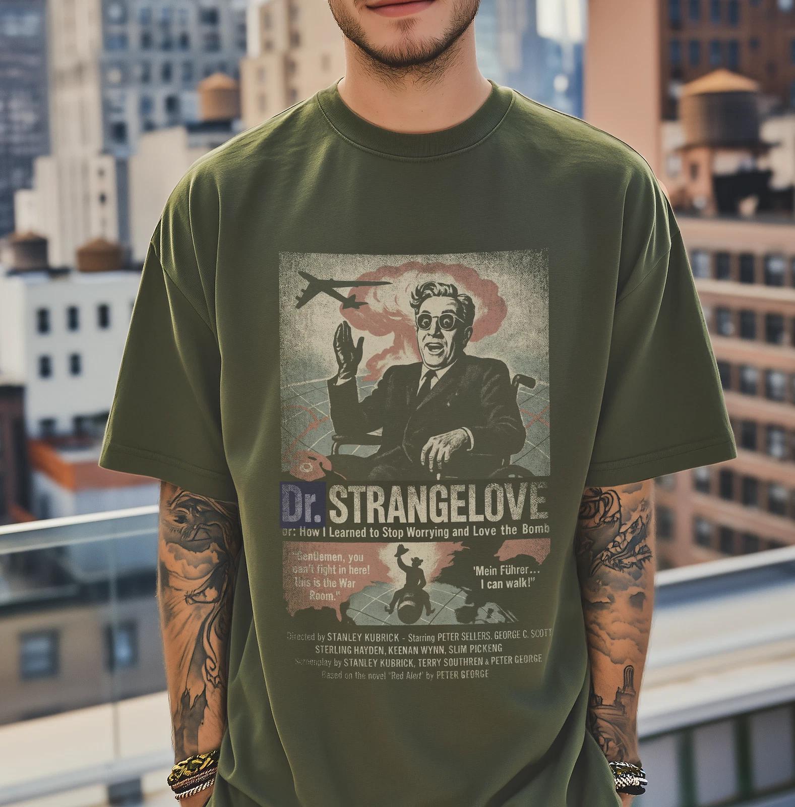 Dr Strangelove T shirt Stanley Kubrick Vintage Movie Tee Cold War Satire Gift S