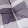 Hochlehner Seat Cushions 4 pcs Grey Checkered Pattern Oxford Fabric