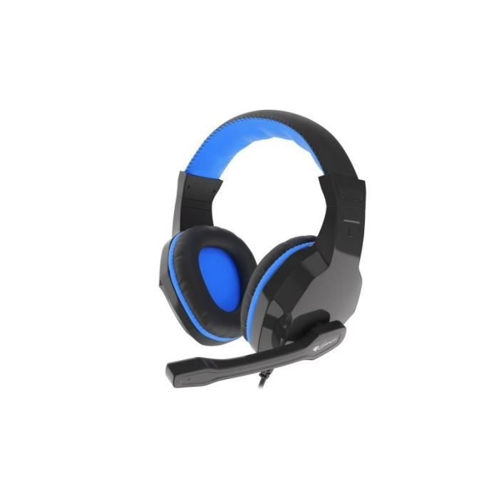 Casque - Genesis - Argon 100 - Filaire - Micro Intégré - Bleu
