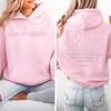 Autumn Fleece Hoodie Pink God Is Good Christian Hoodie Bible Verse Sweatshirts Long Sleeve Tops Jesus Aesthetic Hoodies