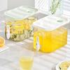 3.5L Cold Water Bucket Summer Dispenser Water Kettle Refrigerator Jug  Fruit Juice Drink Container