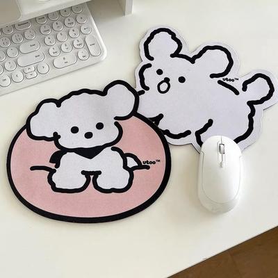 Kawaii Sugar Rabbit Antiskid Waterproof Desk Mat Mouse Pad Computer Mousepad Accessories School Office Stationery