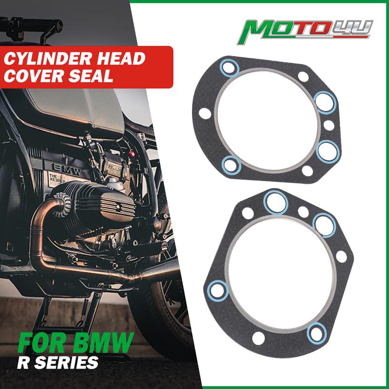 For BMW R80 R100R 1976-1995 R100GS 1976 -1997 R45 Cylinder Head Cover Seal Gasket Ring Seals Kit Retro Motorcycle Modification