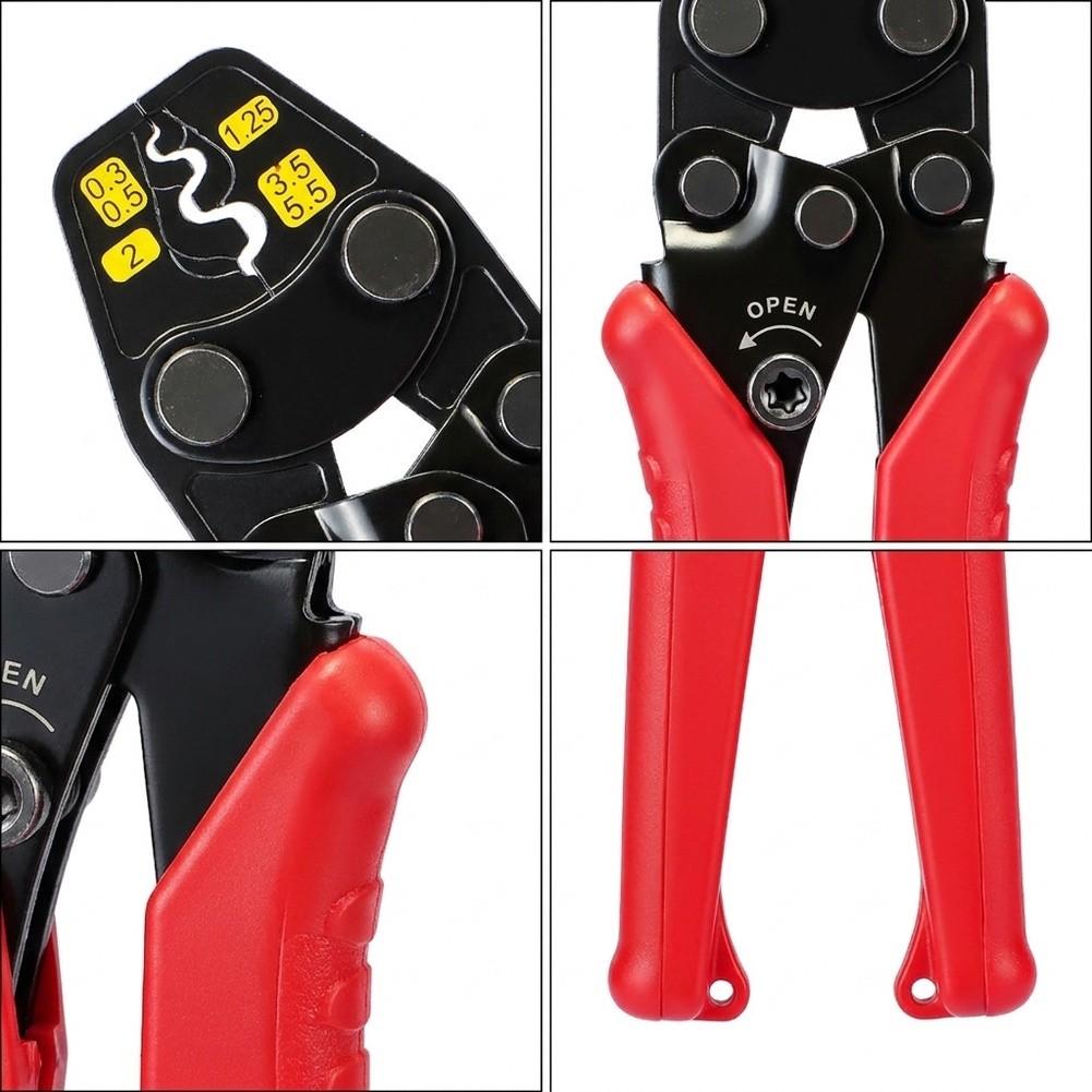 Ratchet Wire Terminal Crimping Tool: Effortless Electrician's Copper Connector Pliers For Professional Electrician Use