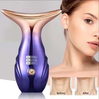 Facial Lifting Neck Face Eye Massage Device Face Slimming EMS Beauty Skin Phototherapy Machine Anti Aging Reduce Double