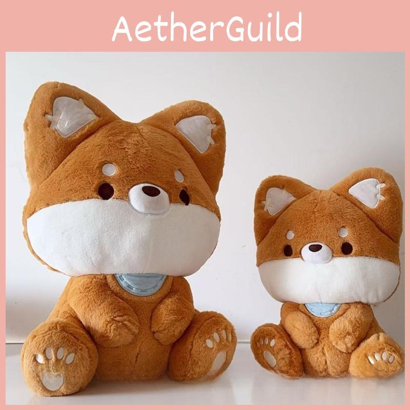 Fox With Cute Big Tail Cartoon Plush Doll Toy Pillow For Decoration Room