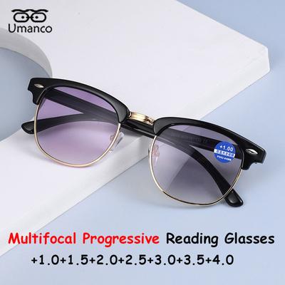Intelligente Multifokale Progressive Fertig Lesebrille Männer Frauen Platz Anti Blau Licht Weit In Der Nähe Von Presbyopie Brillen