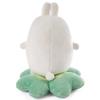 Peluche - nici - molang - 12cm - beige - sur trèfle
