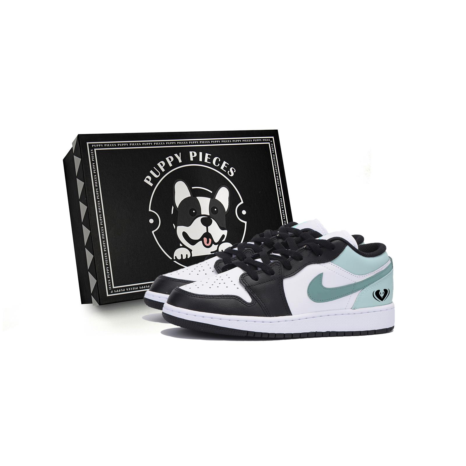 

Jordan Air Jordan 1 Vintage Basketball Shoes Men s Low Top Black Tiffany 553558-131(Team85-S-BOXA) 44