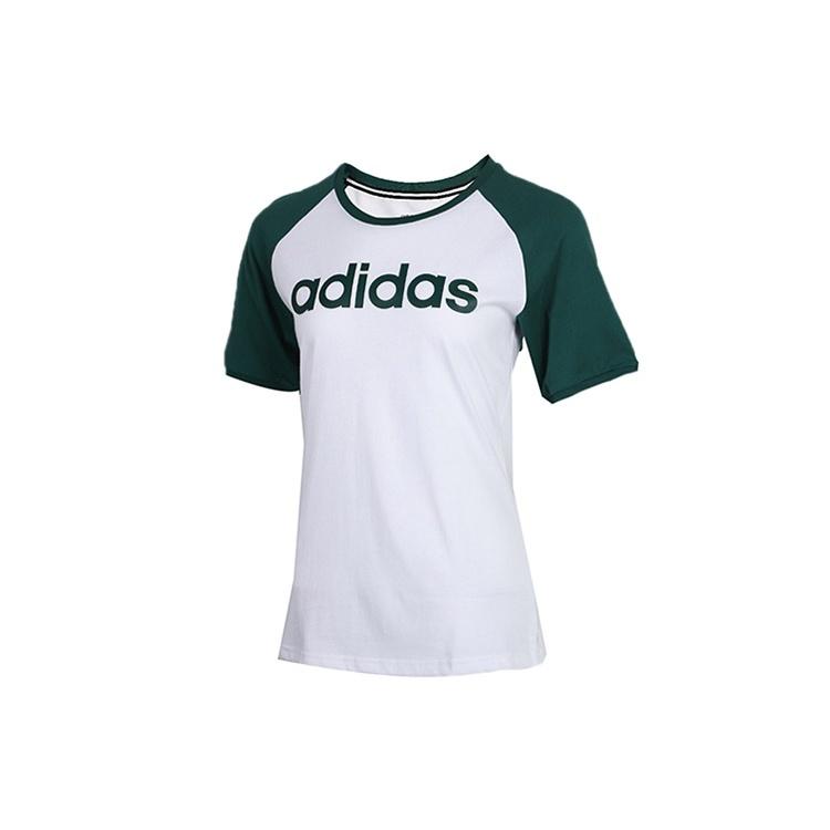 (WMNS) adidas Neo Essentials T-Shirt Asia Sizing White Green Women s GL1177 XL