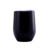 Custom 12oz Stainless Steel Double Layer Eggshell Insulated Vacuum Thermos Coffee Cup Outdoor Mini Egg Shaped Cup Mug with Lid