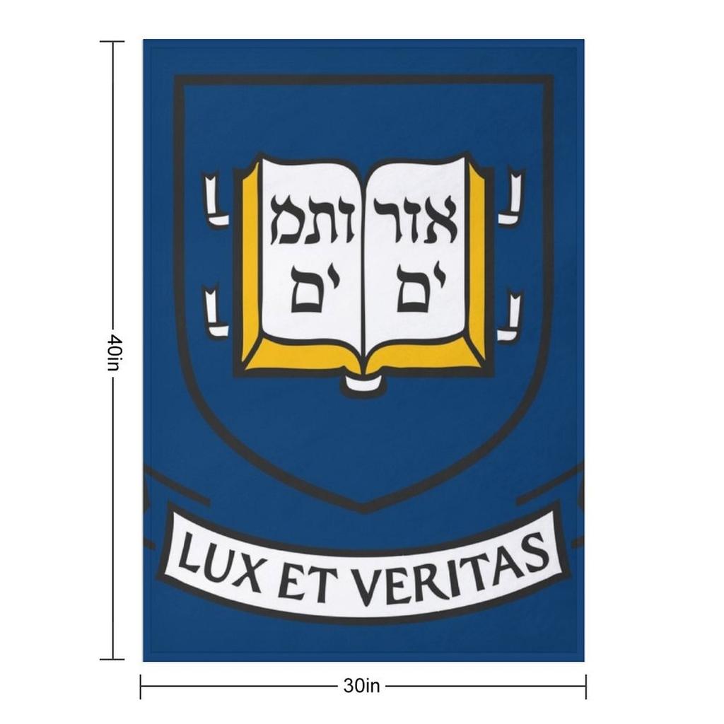 Yale University icon Throw Blanket Bed covers Decorative Beds Decorative Sofa Plush Blankets
