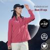 Women's Lightweight Hooded Summer Sports Jacket - Sun Protection for Outdoor Travel & Camping