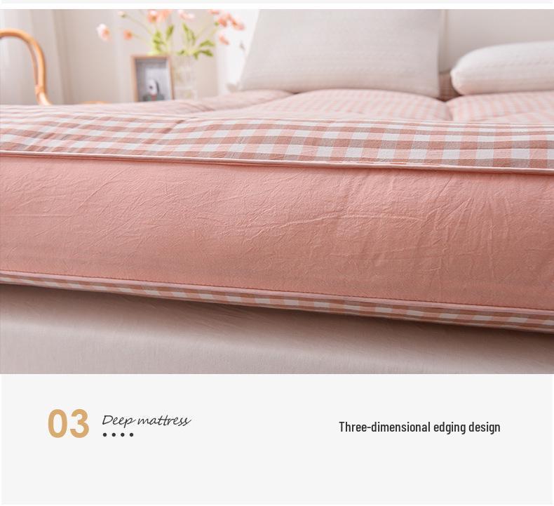Feather Velvet Thickened Mattress Pad for Home, Bedroom, or Dormitory