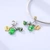 Charmscopper Plated Green Fairy Princess Crown Frog Pendants Fit Charms Original Bracelet Beads Women Jewellery Making
