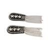 Classical Epaulet Tassel Chain Shoulder Board Brooch Punk Star Shoulder Flash Alloy Pin Epaulette Suit
