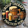 Vintage Metal Poster Wall Art Group Therapy Pub Beer Party Flat Design Bar Cafe Garage Decor