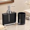 Black Bathroom Accessories Set Acrylic Bath Vanity Set Luxury Bathroom Decor Set  Guest Bath