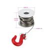 Steel Wire Rope RC Winch Spool Silver Red RC Crawler Winch  Simulation Climbing Car