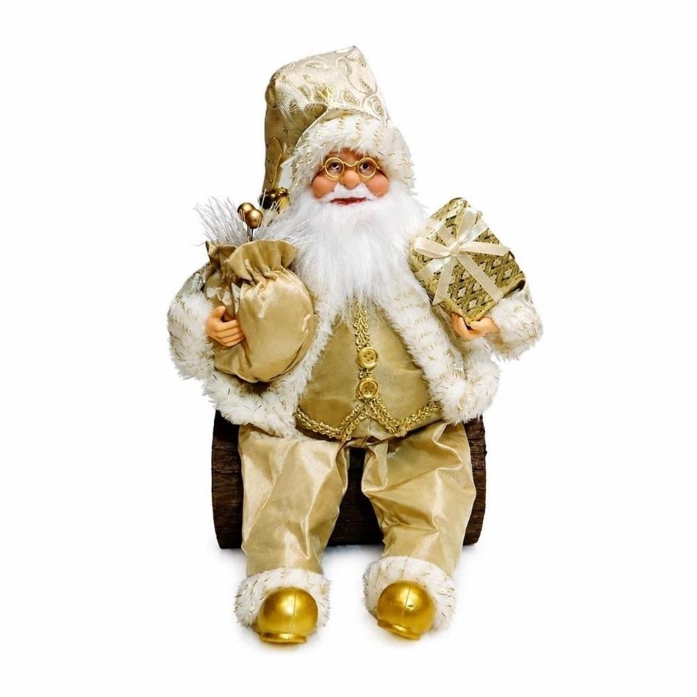 Figurine Santa Claus Doll Toy 12 Inch Christmas Decorations Gift For Friends