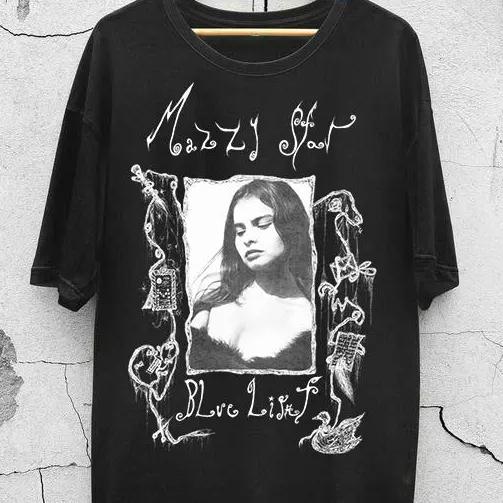 Mazzy Star Album Tshirt Band Tshirt Lyrics Tshirt Unisexs Tshirt Summer New Unisex Fashion Trend Y2K S