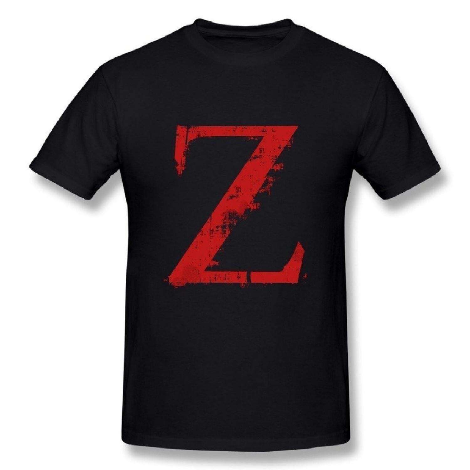 

SUAMDAN World War Z Men s T-Shirt Black XXXXXL різнокольоровий