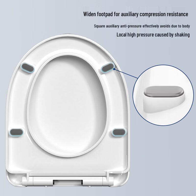 Pollock Universal U-Shape Toilet Seat Cover