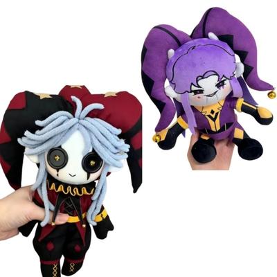 New 25Cm The Freak Circus Pierrot Plush Doll Game Harlequin Pierrot Cosplay Doll Soft Plushies Birthday Gifts