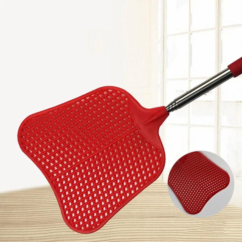 Stainless Steel Mosquito Swatter PE Plastic Flies Trap Bug Zapper Fly Swatter  Pest Control