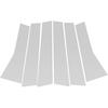 6 Pcs Door Pillar Window Trim for Mitsubishi Outlander 2023-2024 Silver Tone Front Rear Left Right Anti Scratch Sticker Pillar Posts Cover
