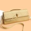 Single-shoulder Baguette Bag, A Niche and High-end Horizontal Hand-held Evening Bag, A Versatile and Elegant Crossbody Bag Casually