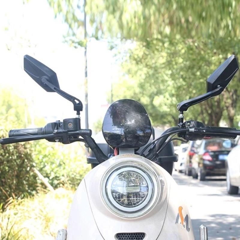 Bike Looking Glass Set Universals Reflective Bike Looking Glass Durability Rear View for Strengthen Safety in Cycling