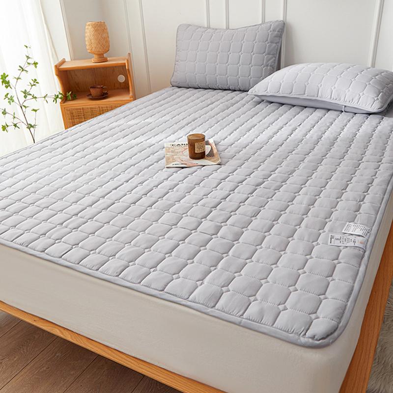 

1 шт. Водонепроницаемый наматрасник с эластичными угловыми ремнями, Машинная стирка, Чехол для постельного белья для односпальных/двуспальных кроватей, Подходит для дома, гостиниц, Современное постельное белье 90*200cm