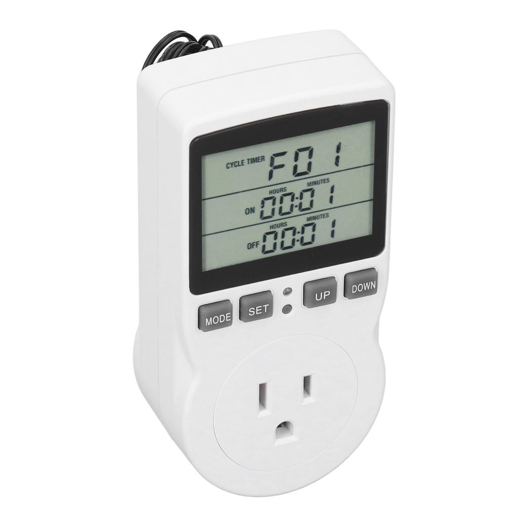 Temperaturkontrollkontakt LCD-skjerm ABS-hus Elektronisk termostatkontroller 50 60Hz