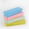 2Pcs Tool Storage Box Large Capacity Buckle Closure Smooth Surface Nail Tool Storage Box Stationery Container Household Supplies