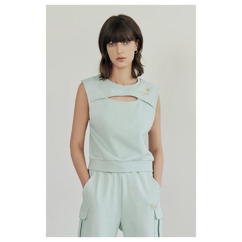 Witte Cutout Sleeveless Htwte2J04T Mint/S