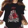 New Fashion Akira Anime Printed Cotton Women's Y2k T-shirt Casual Manga K Otomo Tokyo Short Sleeve Round Neck Plus Size T-shirt
