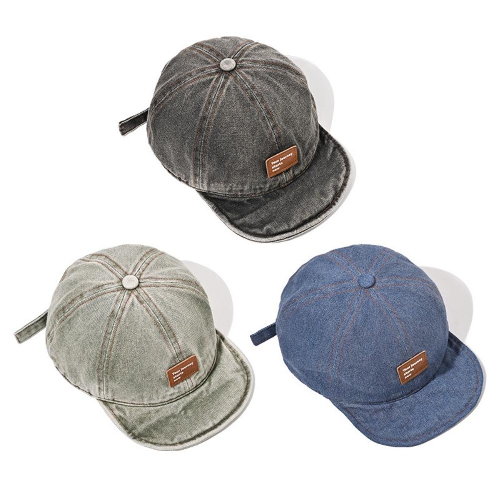 

Adjustable Sun Hat Soft Cotton Sunscreen Cap New Camping Hat Spring Summer сірий