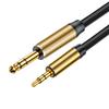 3.5mm To 6.5mm Sound Cord 1.5m Interlaced Nylon Weaved Cord For Guitar And Computer Clear Tone