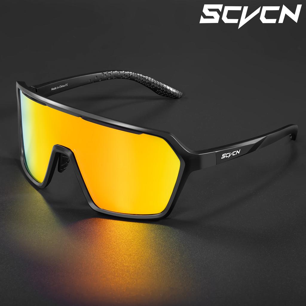 SCVCN Rosa Wanderbrille Fahrradbrille Sonnenbrille für Männer Photochrome Damen Mountainbike Radsportbrille UV400 MTB