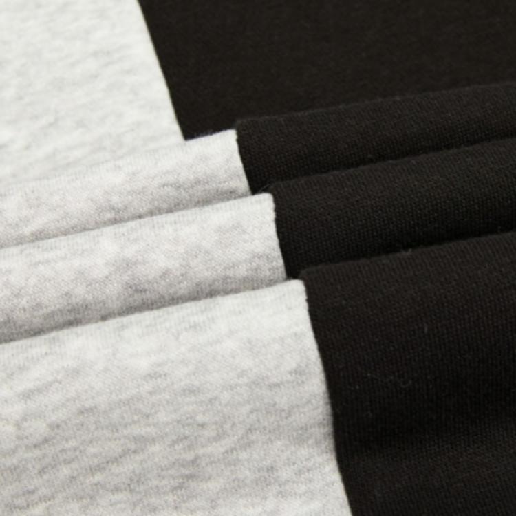 Puma Logo Embroidered Color Block Fleece Hoodie Men Hoodies Black White 534381-04