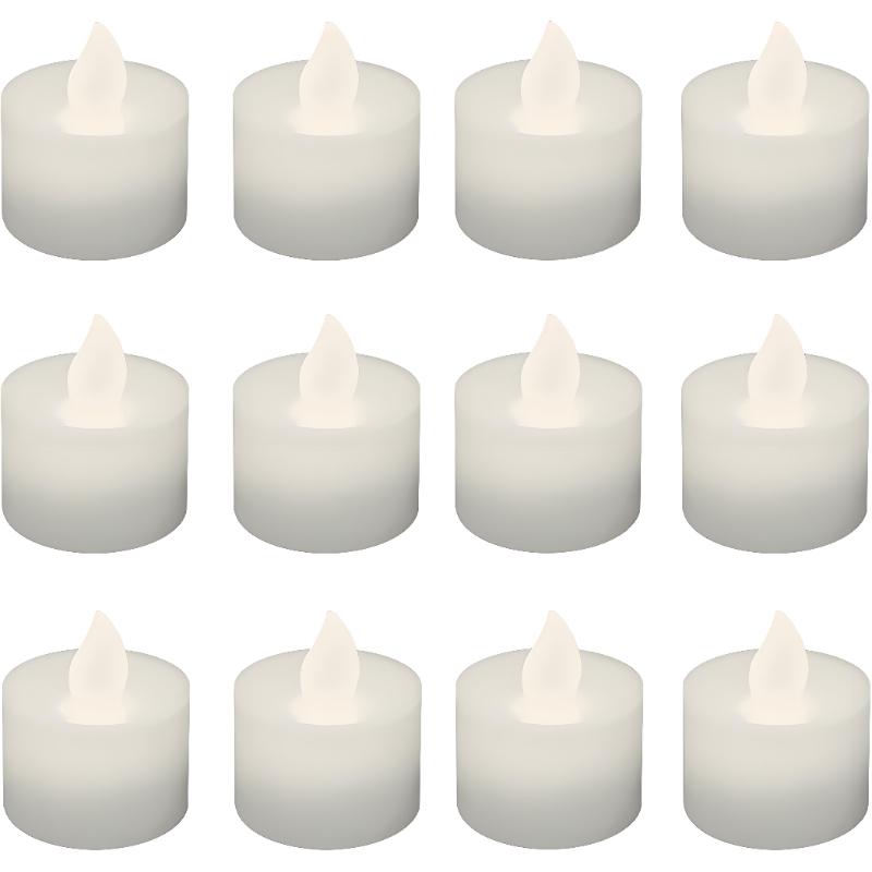 

LED Flickering Tea Light Candles Outdoor Garden Decor Non-Lightning Candles Birthday Wedding Party Decoration