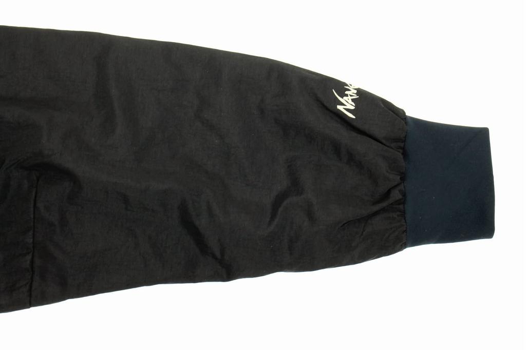 NANGA Soft Down Varsity Blouson Lightweight Down Size Men's Jacket, Black, M, 2311-1A012