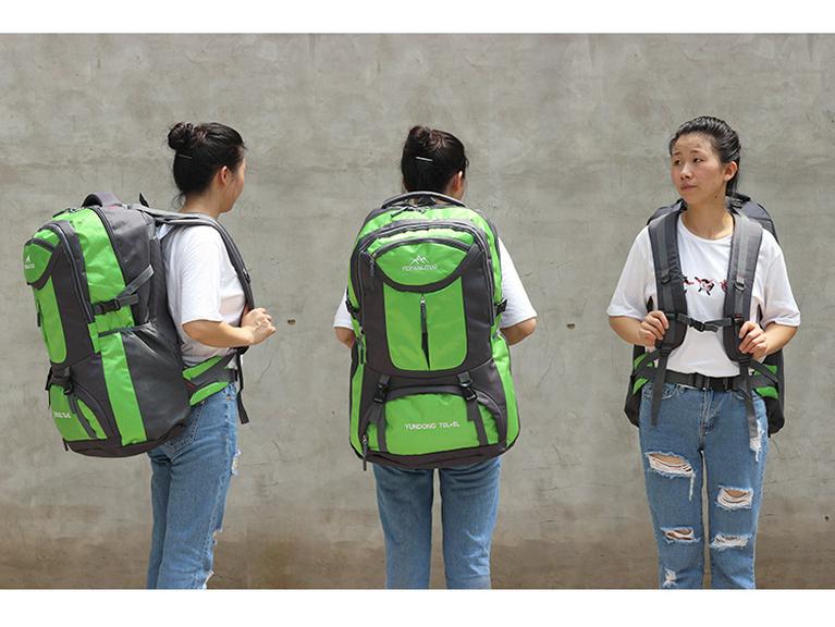 Waterproof Hiking & Travel Backpack: 65L for Women, 75L for Men, Student Laptop Compartment