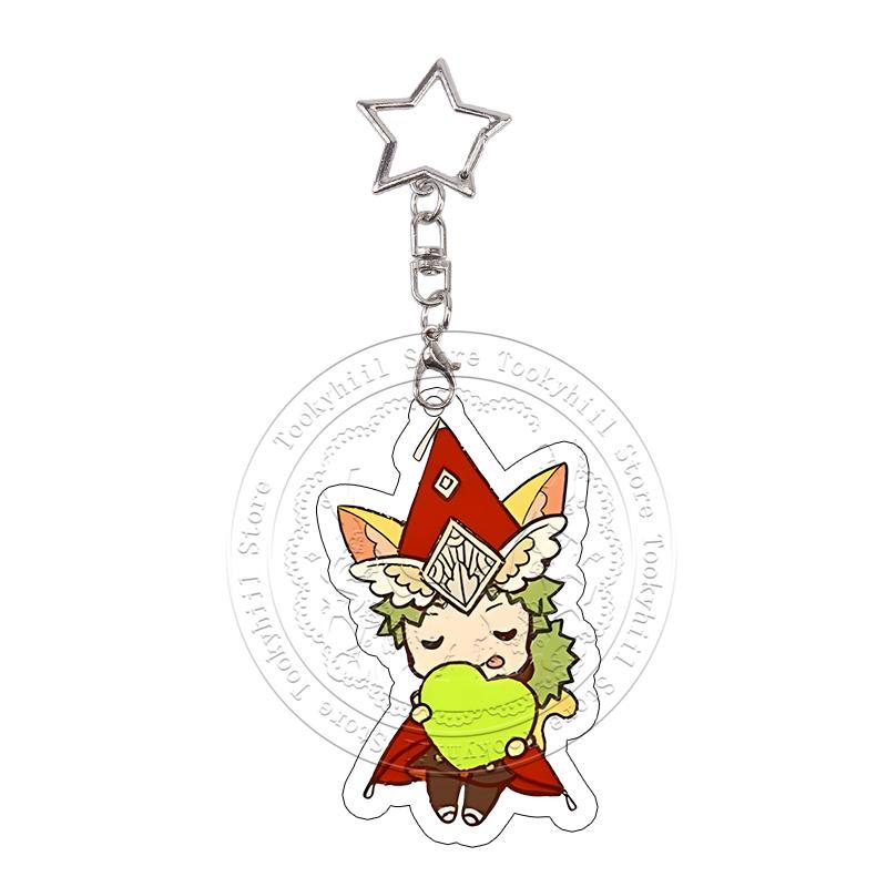 Witch Hat Atelier Acrylic Keychain Orugio Coco Tetia Anime Cartoon Characters Bag Decoraccessories Pendant Keyring Birthday Gift