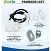 Washer Lid Lock Switch Compatible with GE Washer WH08X32697 WH01X24114 | Lid Lock & Harness Kit Replacement for GE Washer Lid Lock Switch, Wire &