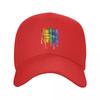 Custom Love Wins Rainbow LGBT Baseball Cap Outdoor Women Unisexs Adjustable Gay Pride Lesbian Dad Hat Summer Snapback Hats