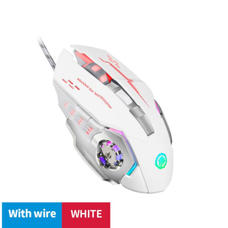 RYRA Profession Wireless/Wired Gaming Mouse 6 Buttons 3600 DPI Computer Mechanical E-Sports Backlight 2.4g USB Mouse For