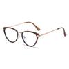 Cat Eye Anti Blue Light Flat Lenses Glasses Light Sensitive  Fashionable Eyeglass